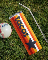 houston tacos baseball taco gear® tumbler in Corpus Christi, texas