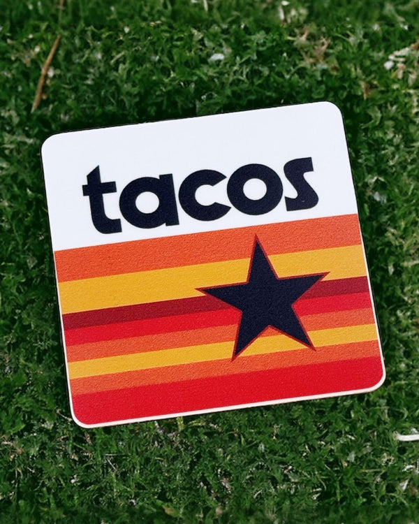 houston tacos astros sticker from Taco Gear®