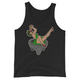taco gear pinup taco tank in black