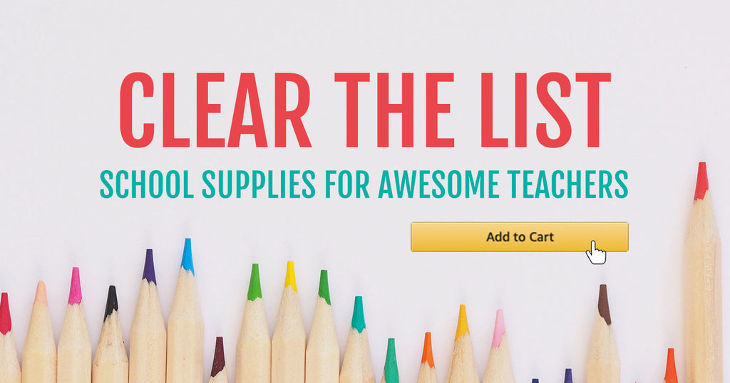 Clear the List campaign helps Texas teachers stock school supplies