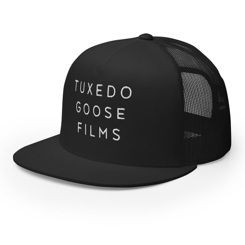 Tuxedo Goose Films Text Logo Snapback