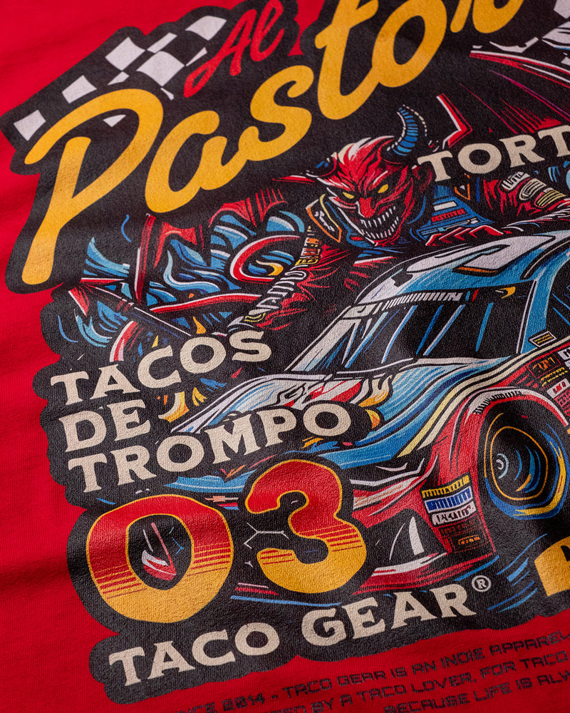 PREMIUM Al Pastor Racing Shirt - (Comfort Colors) – Taco Gear