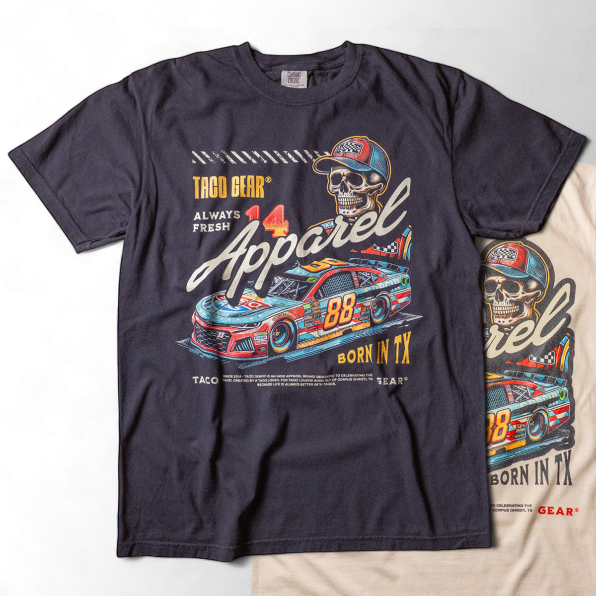 PREMIUM Taco Gear Racing Shirt - (Comfort Colors)