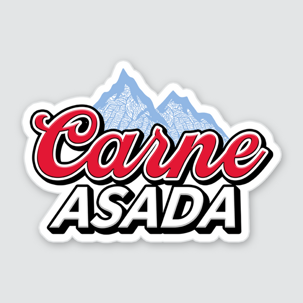 carne asada taco beer sticker from taco gear in corpus christi, texas