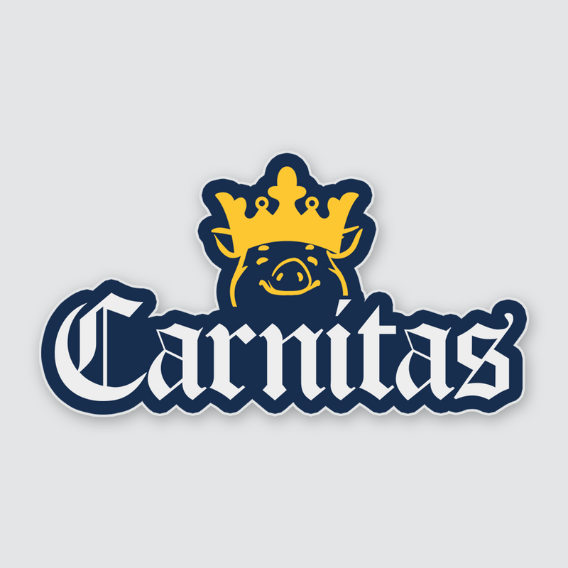 carnitas taco beer sticker from taco gear in corpus christi, texas