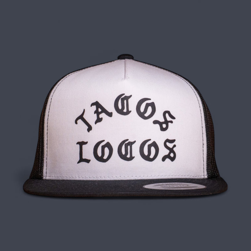TACOS LOCOS - Mesh Snapback (Black/White)