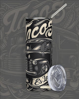 old school taco truck taco tumbler from taco gear® in corpus christi, texas