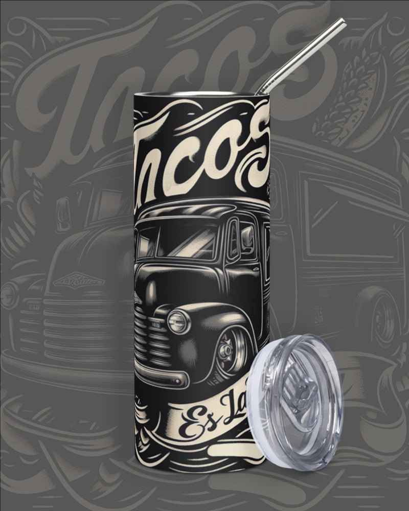 old school taco truck taco tumbler from taco gear® in corpus christi, texas