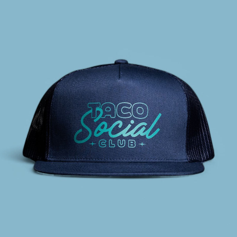 Taco Social Club V2 Mesh Trucker Hat Navy