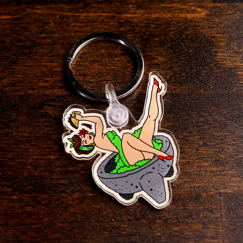 Tacos Pinup Keychain