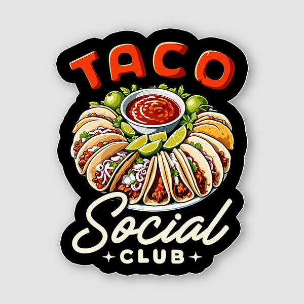 Taco Social Club V1 Sticker