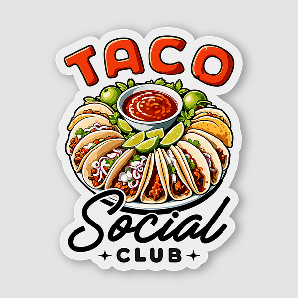 Taco Social Club V2 Sticker