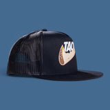 Nike inspired Taco Swoosh Hat side view from taco gear in corpus christi, texas