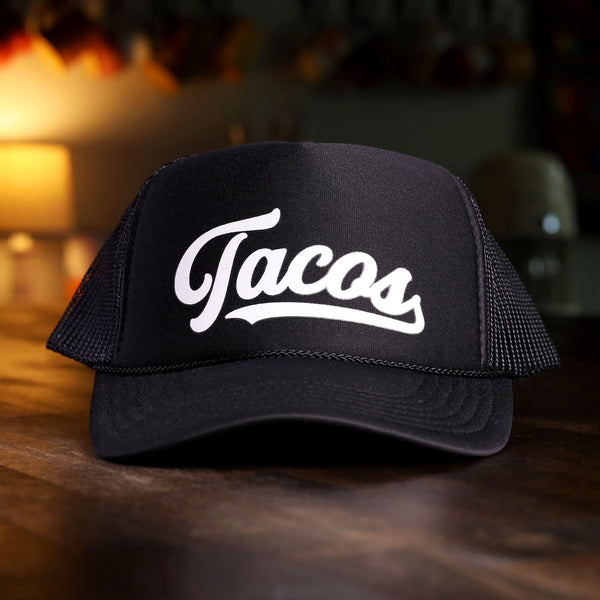 team tacos soft trucker in black