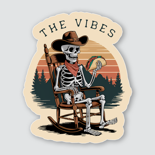 The Vibes (Taco Cowboy Edition) Sticker