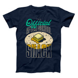 Tortillas & Butter Snack Shirt from taco gear in corpus christi, texas in navy