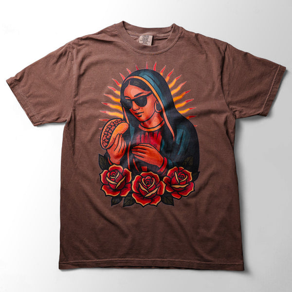 Premium - La Virgen de los Tacos Shirt (Comfort Colors)