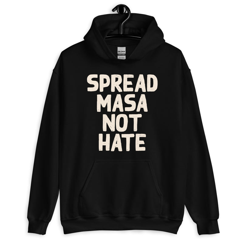 spread masa not hate hoodie in black from Taco Gear®