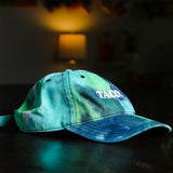 Tie Dye Taco Gear Tacos hat in ocean color