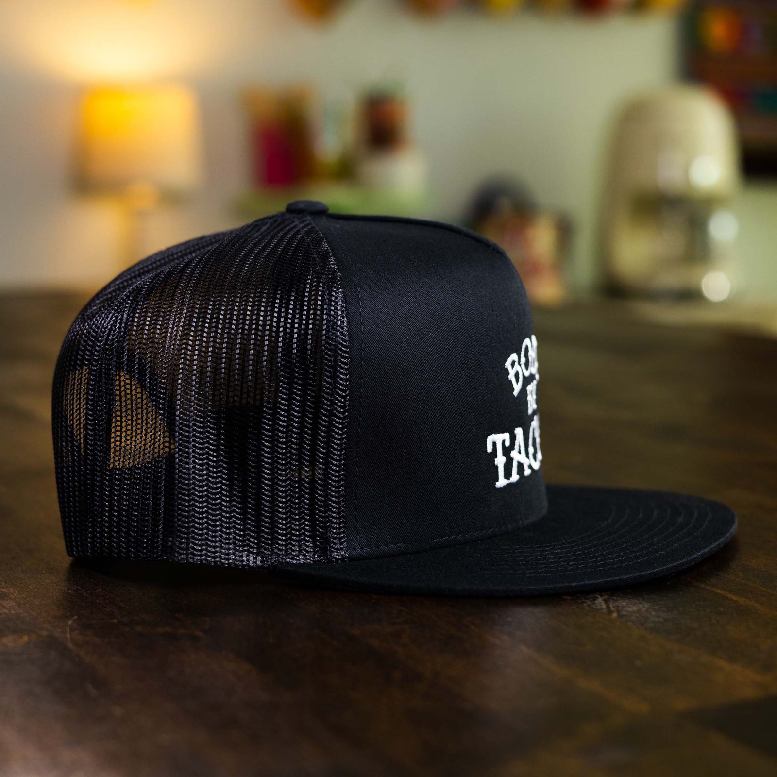 Body So Tea Trucker Hat Leather Patch Chevy Squarebody Silverado Hat - Cobra Snap  main image 2