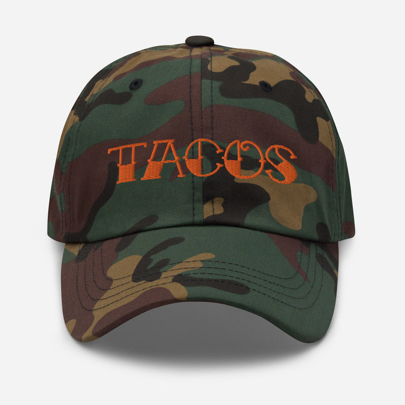 TACOS Unstructured Dad Hat (Camo) - Taco Gear