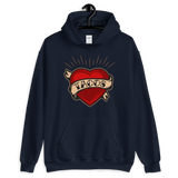 TACOS Heart Tattoo Pullover Hoodie - Taco Gear