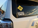 TACOS ON BOARD (Car Sticker) - Taco Gear