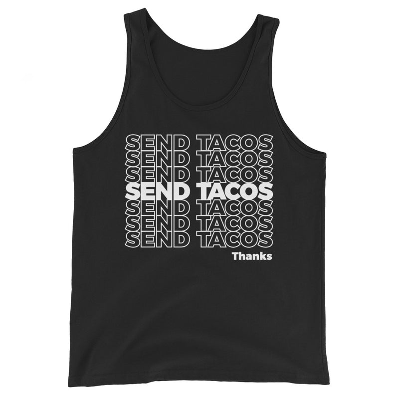 taco gear send tacos tank in black