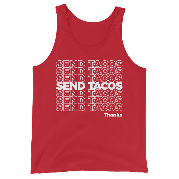 taco gear send tacos tank in red